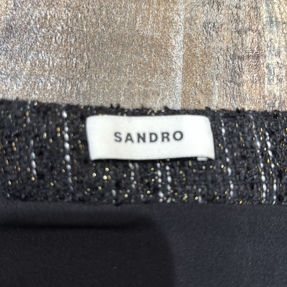 Sandro Paris | Mira Tweed Flared Skirt - Picture 6 of 11